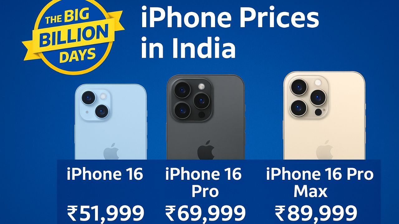 Big Billion Days 2025 iPhone Prices in India